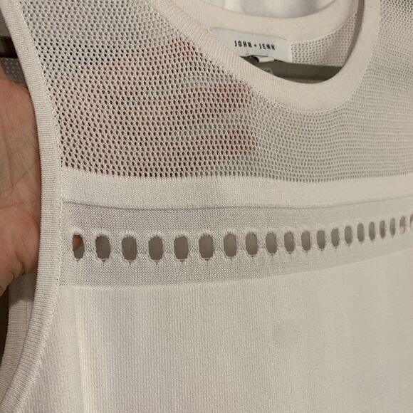 Designer John + Jenn White Knit Dress from Revolve - Picture 4 of 9